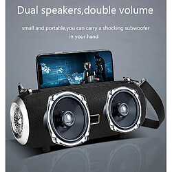 Acheter Universal Haut-parleur Bluetooth haute puissance 40W Colonne sans fil Subwoofer portable extérieur Haut-parleur sport avec téléphone portable | Haut-parleur portable (rouge)