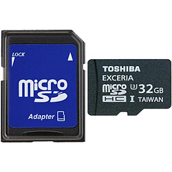 Toshiba - 6A exceria cX32UHS1 SD Carte mémoire Micro SD 32Go