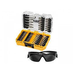 Avis Coffret de vissage 47 pièces avec lunettes de protéction teintées Dewalt DT70703-QZ