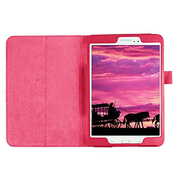 Acheter Wewoo Housse Étui Magenta pour Samsung Galaxy Tab S2 8.0 / T715 Litchi Texture Horizontal Flip couleur solide Smart Case en cuir avec deux pliage titulaire & Fonction Sleep / Wake-up