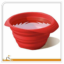 Kurgo Collaps-a-Bowl Gamelle pliante(Rouge)