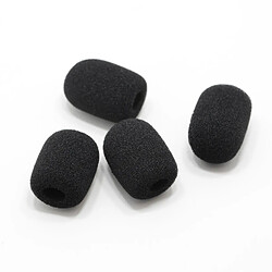 OKULI 4 x Remplacement Noir Mousse Microphone Coussin pour Casque Écouteurs - 20mm