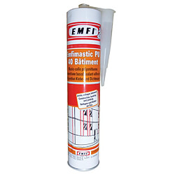 Mastic polyuréthane EMFI PU 40 FC - Brun - Cartouche de 300 ml - 74088CE005