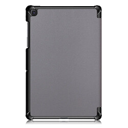 Avis Etui en PU triple pli avec support gris pour votre Samsung Galaxy Tab S5e SM-T720/SM-T725