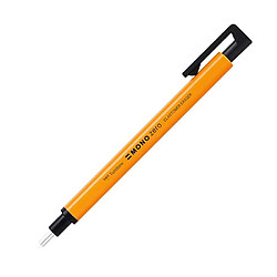 Gomme stylo Mono Zéro Néon pointe ronde Tombow - orange