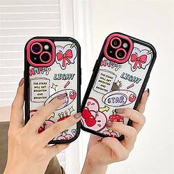 Avis GUPBOO Étui pour iPhone11ProMax Personnalité Cherry Bow Graffiti Etui pour téléphone portable Femme transparente