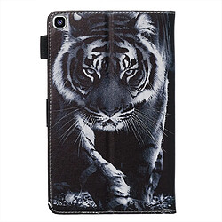 Acheter Etui en PU impression tigre pour votre Samsung Galaxy Tab A 8.0 LTE (2019) SM-T290/SM-T295