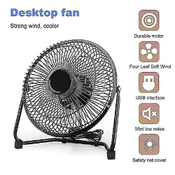 Acheter Petit Bureau Portable Refroidisseur Usb Ventilateur De Refroidissement Table de Bureau Mini Ventilateurs Usb Redmiter@