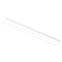 Acheter 10 pièces ABS en plastique rond solide tige modèle faisant matériau de construction 3x250mm