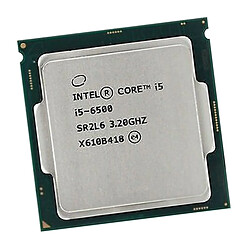 Processeur CPU Intel Core i5-6500 3.2Ghz 6Mo SR2L6 FCLGA1151 Quad Core Skylake-S - Occasion