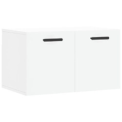 vidaXL Armoire murale Blanc 60x36,5x35 cm Bois d'ingénierie