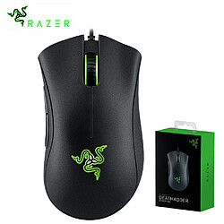 Universal Souris gaming câblée de base, capteur optique 6400 dpi, 5 souris gaming directe indépendante pour PC portable (noir)