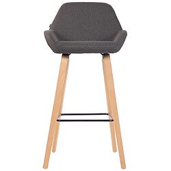 Non Tabouret de bar Newnan en tissu 4 pieds structure naturel (chêne)