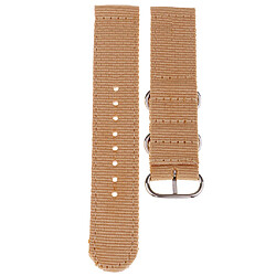 Acheter bracelet en nylon avec boucle en acier inoxydable kaki 20 mm