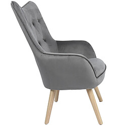 Avis Fauteuil Alexandra House Living Gris 65 x 99 x 71 cm