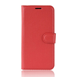 Wewoo Housse Étui rouge pour Xiaomi Mi Mix 2S, avec portefeuille et porte-cartes fentes Litchi Texture en cuir Flip horizontale cartes