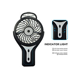 Mini Ventilateur de Brumisation USB Portatif avec Humidificateur de Brume de Refroidissement Personnel Mini Ventilateur de Brumisation Portable Rechargeable pour le Bureau à Domicile et les Voyages (Noir) pas cher