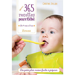 365 recettes pour bébé : de 4 mois à 3 ans - Occasion