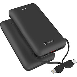 SANAG 10000Mah Pd Power Bank Avec Câble Lightning Mfi Certifié Et Usb C, (18W Power Delivery & Qc 3.0) Chargeur Portable Externe Batterie Avec 4 Sortie 2 Entrée Compatible Avec Iphone Ipad Samsung