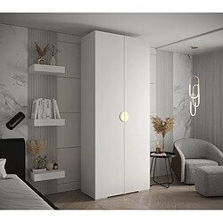 Abiks Meble Armoire Inova 4 À Portes Battantes 236,7/100/47 2 Portes (bianco/d’oro)