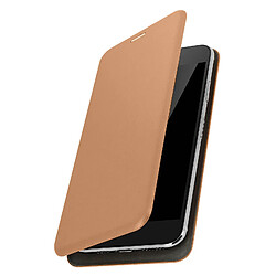 Avizar Étui Smartphone 4.8'' à 5.3'' Clapet Porte-carte Fonction Coulissante Rose Gold