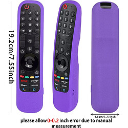 Acheter SANAG etui De Protection En Silicone Pour Lg Magique 2021 2022 Telecommande, Mr21Ga Mr21Gc Mr22Ga Mr22Gn, Housse Coque Pour Lg Telecommande, Antiderapage, Antisismique, Lavable(Violet)