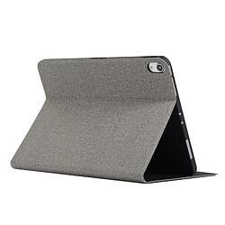 Wewoo Coque Souple Etui en cuir massif horizontal pour iPad Pro 11 pouces avec support et fonction Veille / Réveil Gris pas cher