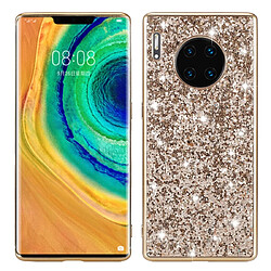 Wewoo Housse Étui Coque Pour Huawei Mate 30 Pro Glittery Powder Shockproof TPU Case Gold