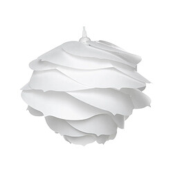 Beliani Lampe suspension en plastique blanc NILE