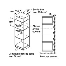 Four combiné mo intégrable 44l inox/noir - c1amg84n0 - NEFF pas cher