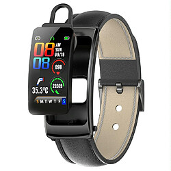 Yonis Montre Connectée Cuir Bluetooth Appels Et Santé