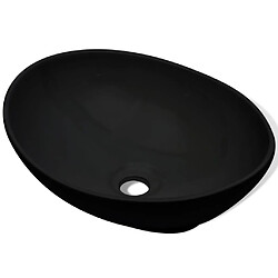 Acheter vidaXL Lavabo céramique 40 x 33 cm Noir