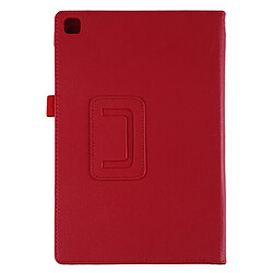 Avis Wewoo Housse Coque Étui en cuir à rabat horizontal Texture Litchi pour Galaxy Tab S5e 10.5 T720 / T725avec support rouge