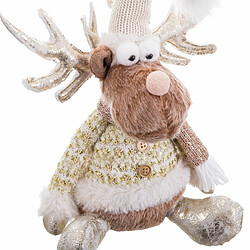 BigBuy Home Figurine Naturel Cerf 20 x 12 x 36 cm