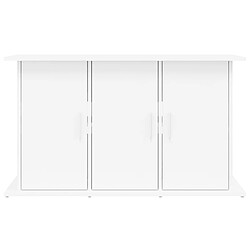 Acheter vidaXL Support d'aquarium blanc brillant 101x41x58cm bois d'ingénierie