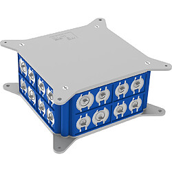 boite de dérivation pavillonaire - minibox - no air - 180 x 180 x 75 mm - blm distribution 590180