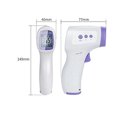 Avis Tech Discount Thermomètre électronique exportation ménage thermomètre frontal à main thermomètre thermomètre infrarouge portable type sans contact