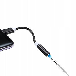 Avis GUPBOO Adaptateur Audio USB-C vers Mini Jack 3.5 AUX Noir,JL1087