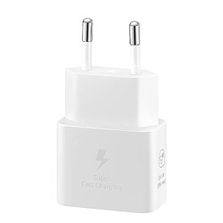 Chargeur Samsung USB-C + Câble, Blanc