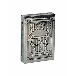 Bicycle Silver Steampunk Poker Taille Standard Index cartes A jouer