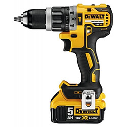 DeWalt Perceuse visseuse percussion Compact XR 18V 5Ah LiIon 2 batteries coffret TSTAK