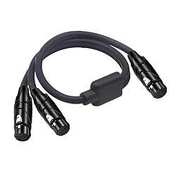 Câble XLR Adaptateur Splitter Y femelle à femelle