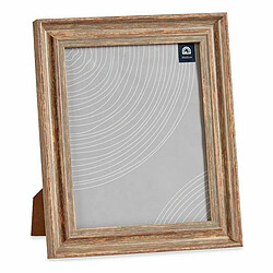 Gift Decor Cadre photo 26 x 2 x 31 cm Verre Bois Marron Cuivre Plastique (6 Unités)