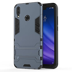 Wewoo Coque TPU antichoc pour HuY9 (2019) / Enjoy 9 Plus, avec support (bleu marine)