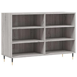 vidaXL Buffet sonoma gris 103,5x35x70 cm bois d'ingénierie