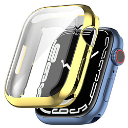 Coque en TPU électroplaqué, or pour votre Apple Watch Series 7 45mm