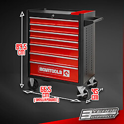 Avis Movitools Servante d'atelier 7 tiroirs + 2 organiseurs