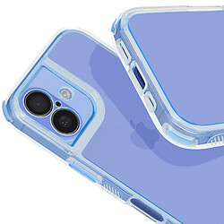 Avizar Coque pour iPhone 16 Plus Coins Antichoc Bumper Bleu Clair pas cher