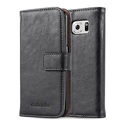 Cadorabo Coque Samsung Galaxy S6 Etui en Noir