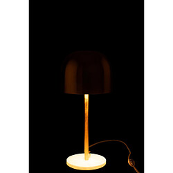 Avis Dansmamaison Lampe Queen Metal/Marbre Or